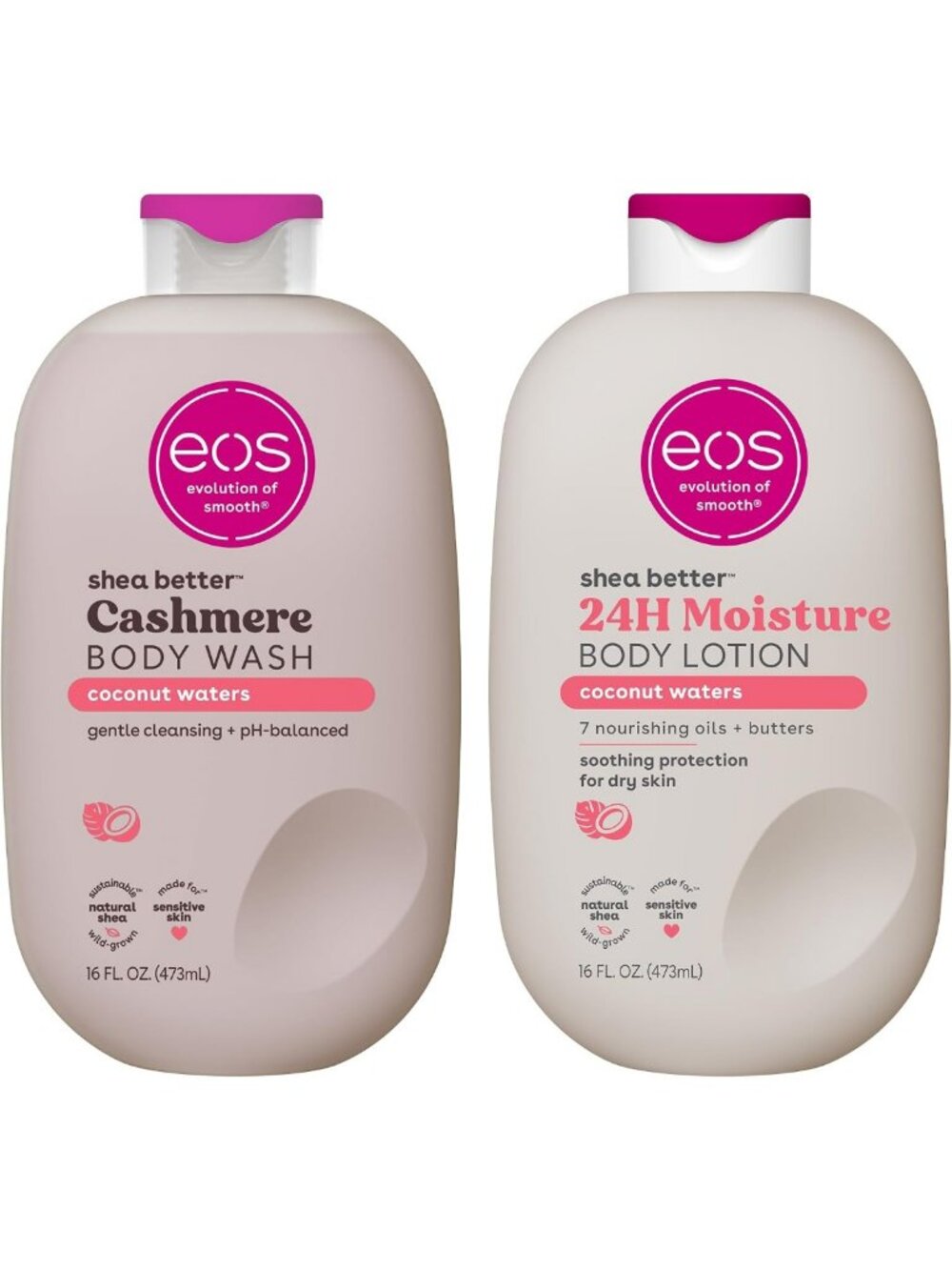 Hydrating Coconut Waters Body Lotion & Wash Set | Nourishing Moisturizer